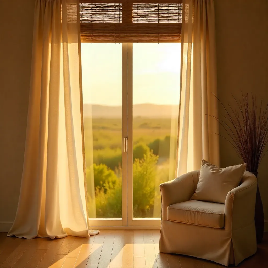 Modern panel system curtains